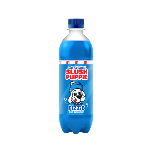 Slush Puppie Fizzie Blue Raspberrie — bottle