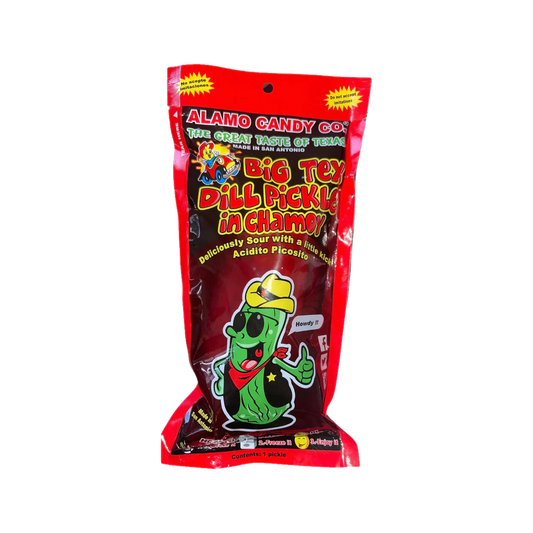 Big Tex Dill Pickle in Chamoy