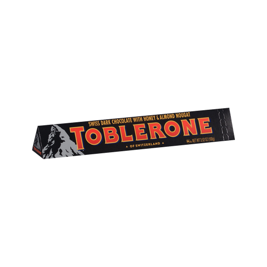 Toblerone Dark Chocolate with Honey & Almond Nougat — candy