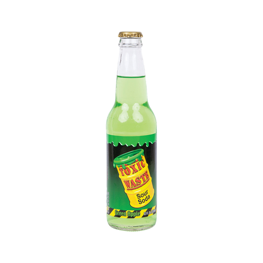 Toxic Waste Green Apple Soda — bottle
