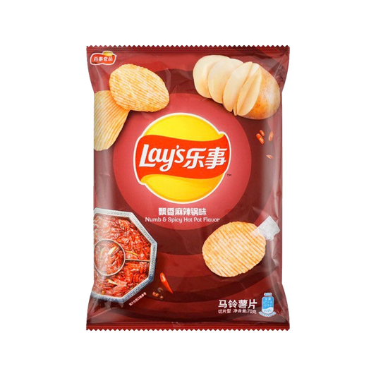 Lays Numb And Spicy Hot Pot — chips