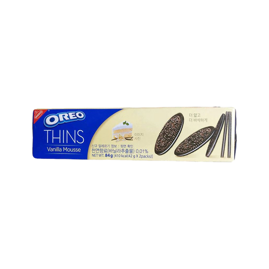 Oreos thin vanilla mousse