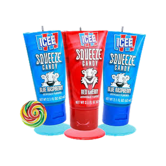 ICEE SQUEEZE CANDY - SOUR IN DISPLAY