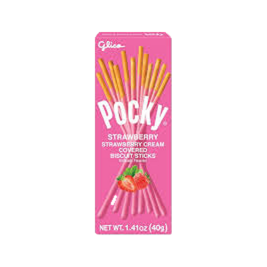GLICO POCKY - STRAWBERRY — box