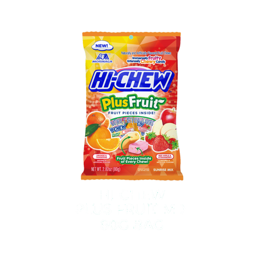 HI-CHEW PEG BAG - PLUS FRUIT (TANG/ORANGE & HAW BLU RAS)