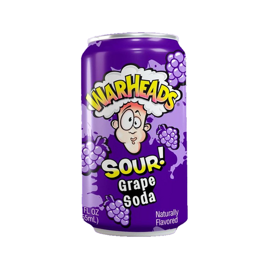 WARHEADS SODA CAN - GRAPE