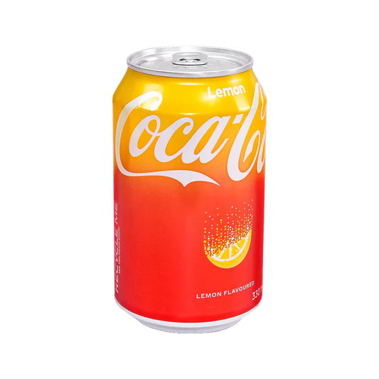 Coca Cola Lemon Flavor 12 fl oz - Korea — can