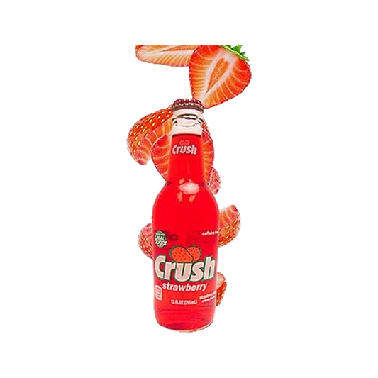 CRUSH - STRAWBERRY SODA W/ REAL CANE SUGAR