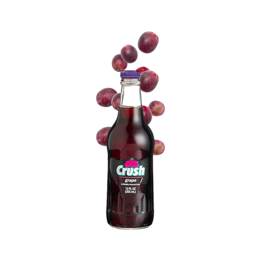 CRUSH - GRAPE SODA W/ REAL CANE SUGAR — bottle