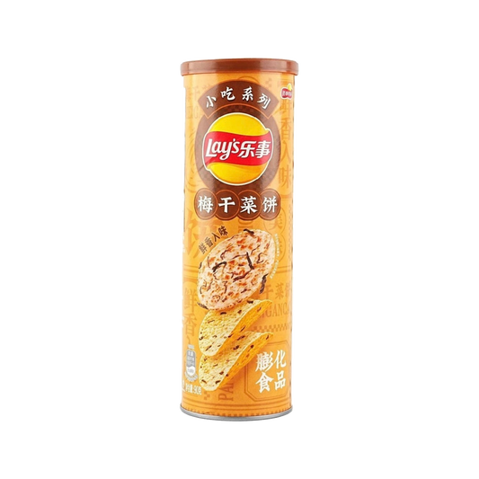 Lays Stax Dried Vegetable Cake Flavor — can