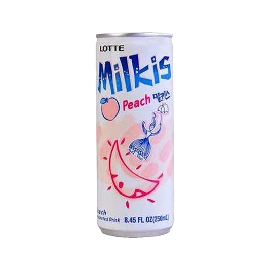 Lotte-Milkis Peach Milk Soda 8.45 fl. oz-Korea — drink