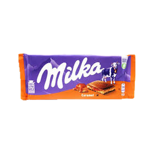 MILKA BAR IN DISPLAY - CARAMEL MILK