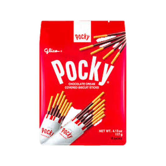 GLICO POCKY FAMILY PACK - CHOCOLATE PEG BAG
