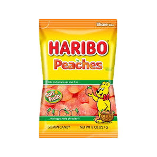 HARIBO PEG BAG - PEACHES — candy