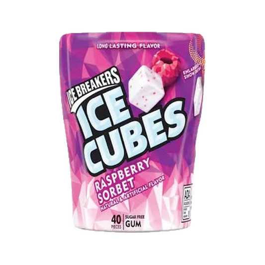 CE BREAKERS ICE CUBE BOTTLE PACK - RASPBERRY SORBET S/F
