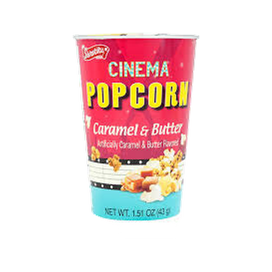 Popcorn cinema caramel and butter — cup