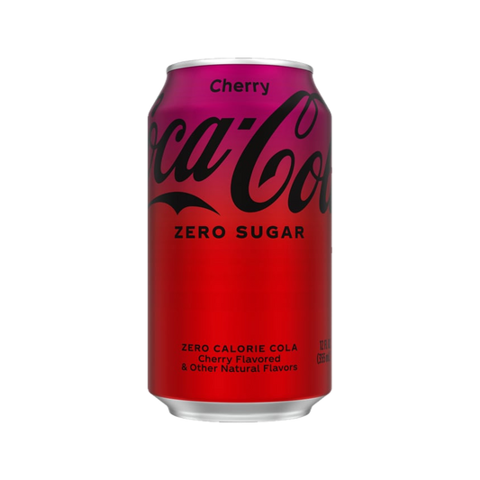 Cherry Coco-cola zero sugar — can