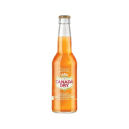 Canada Dry Peach Mango Ginger Ale — bottle