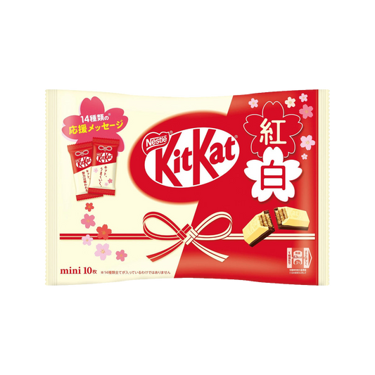 Kit Kat kohaku (red and white)