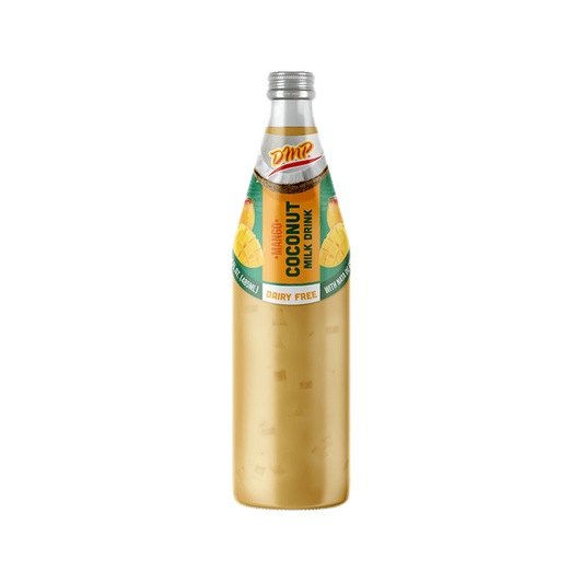 Mango coconut milk drink — bottle