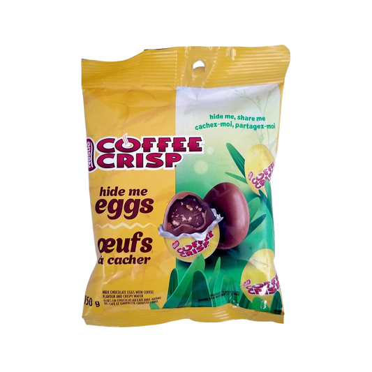 Coffe crisp hide me eggs