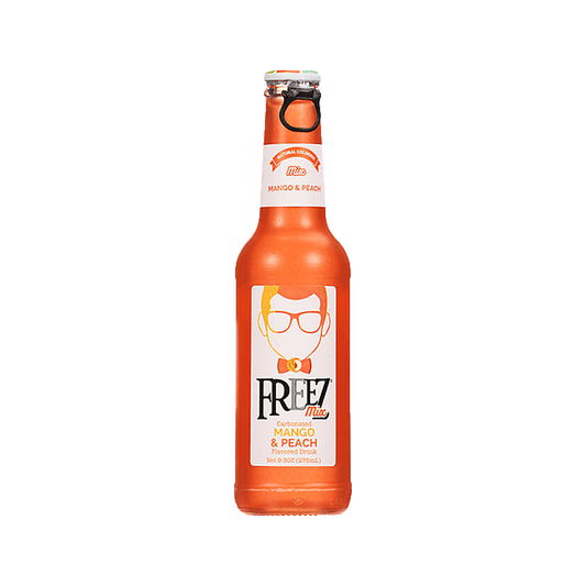 Freez mix carbonated mango & peach — bottle