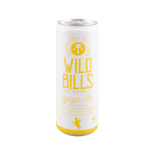Wild bills ginger ale — can