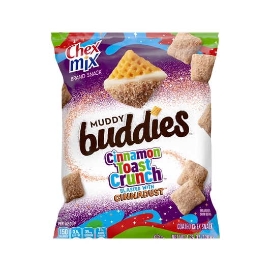 Chex mix Muddy buddies cinnamon toast crunch blasted with cinnadust