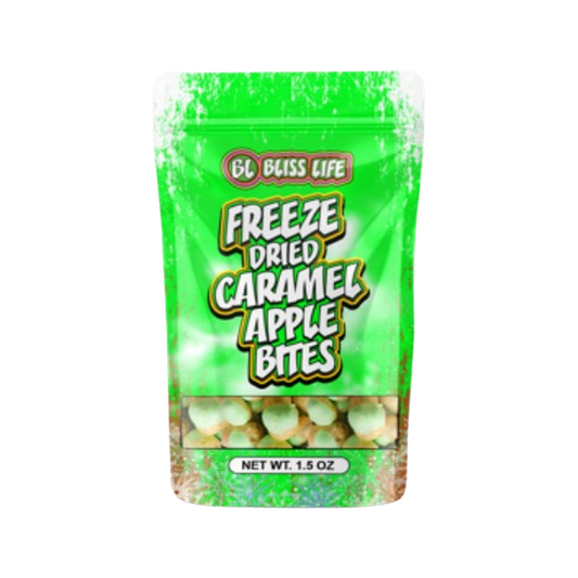 Bliss life freeze dried caramel apple bites — bag