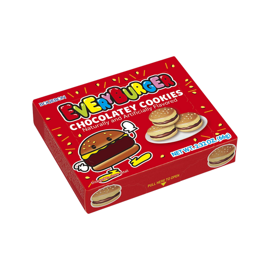 Every burger chocolatey cookies — box