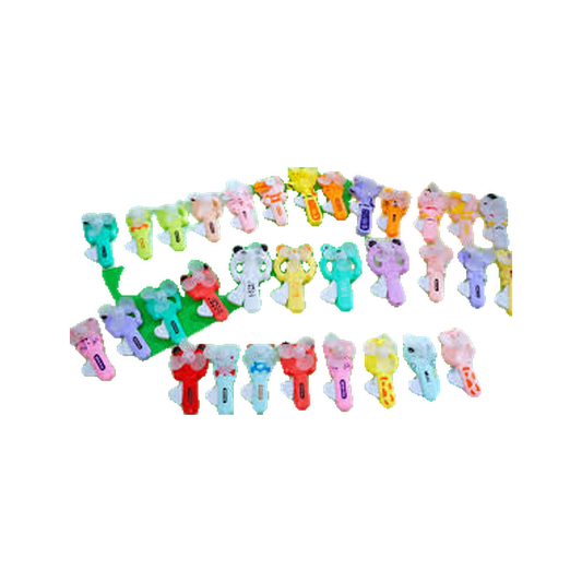 Colorful fun manual fan