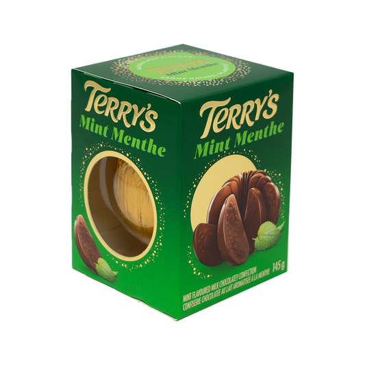 Terrys mint flavored chocolate confection — box