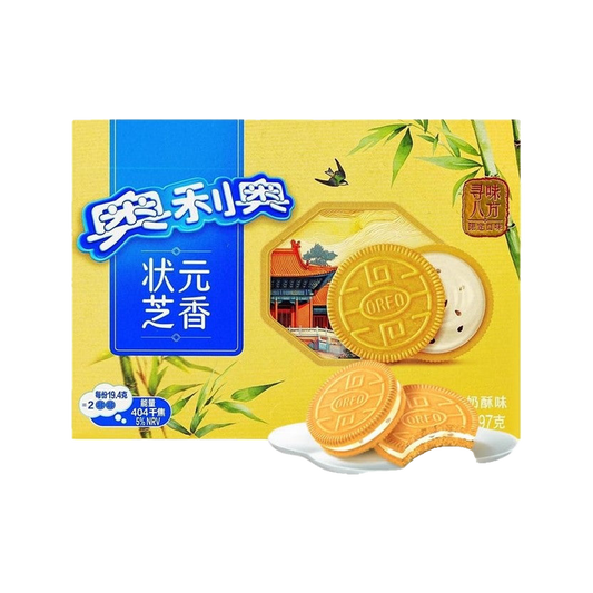 Oreo sandwich biscuit sesame and cream — cookies