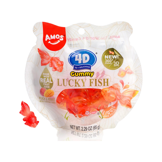 Amos 4D Gummy Lucky Koi Candy — bag