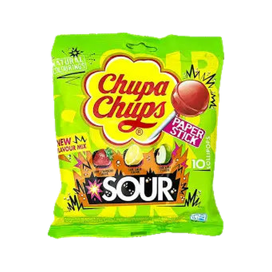 Chupa Chups Sour Lollipops — bag