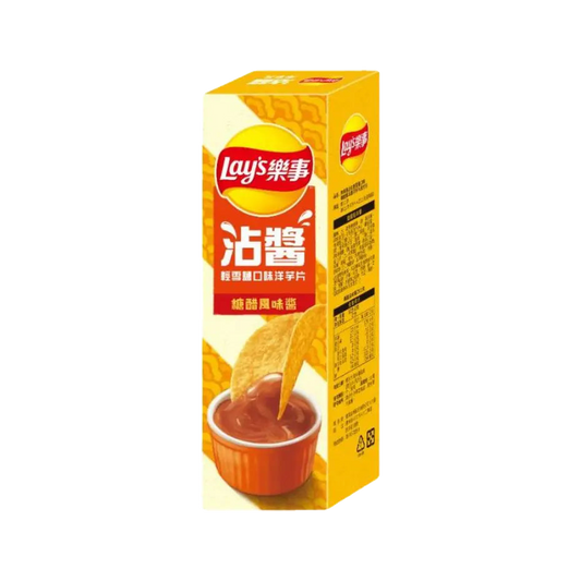 Lay's Potato Chips Light Snow Salt & Sweet and Sour Sauce — box