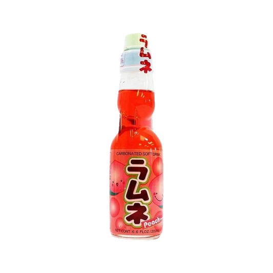Ramune Peach flavor — bottle