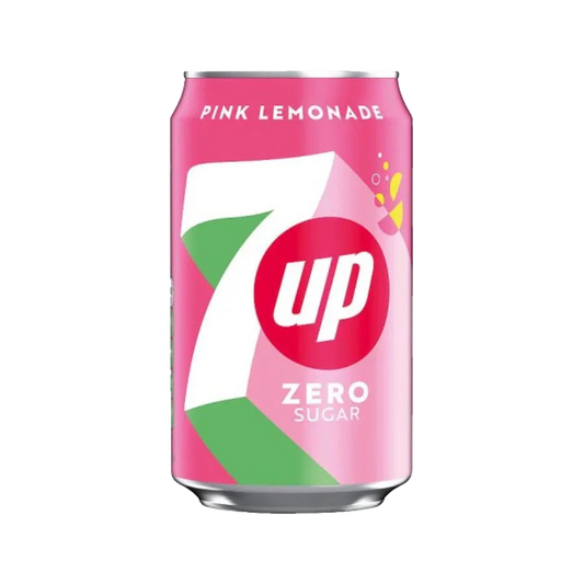 7up Pink Lemonade Zero Sugar — can