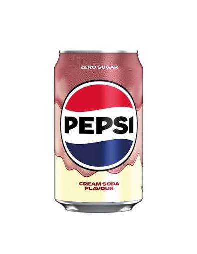 Pepsi Zero Sugar Cream Soda flavored cola