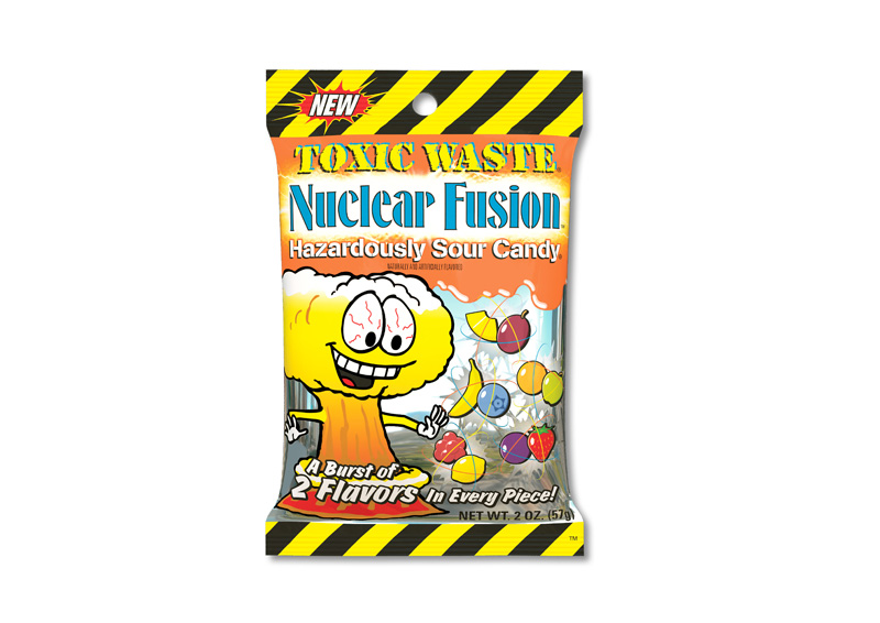 TOXIC WASTE PEG BAG - SOUR NUCLEAR FUSION