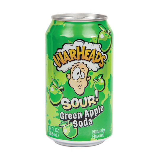 Warheads Sour Green Apple Soda